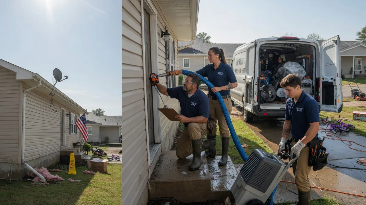 Ceiling Water Damage Restoration in Valley Park, MS near me